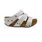 Slip On Sandal On Medium Cork Wedge - 1380