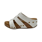 Slip On Sandal On Medium Cork Wedge - 1380