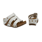 Slip On Sandal On Medium Cork Wedge - 1380