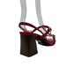 Medium Heel Patent Sandal - 1382