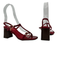 Medium Heel Patent Sandal - 1382