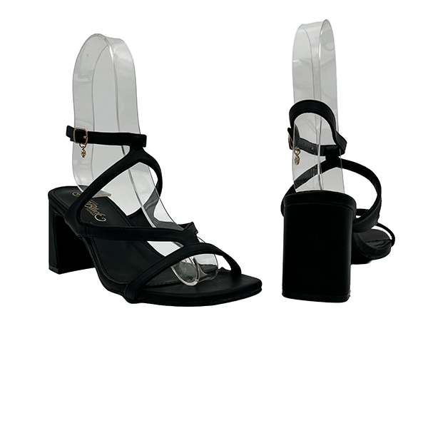 Medium Heel Ankle Strap Sandal - 1383