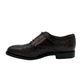 Leather Ostrich And Patent Combo Formal Shoe - 1386