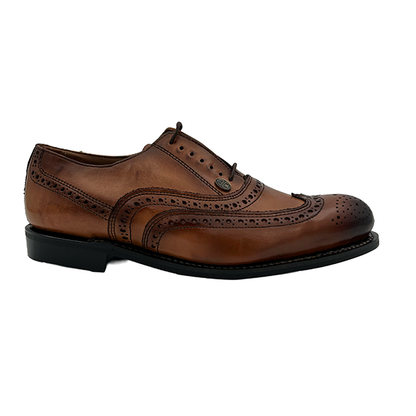 Leather Lace Up Wingtip Brogue - 1387