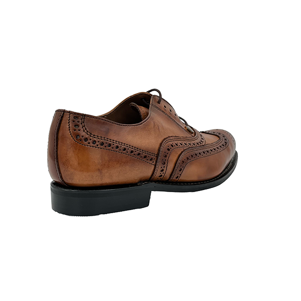 Leather Lace Up Wingtip Brogue - 1387