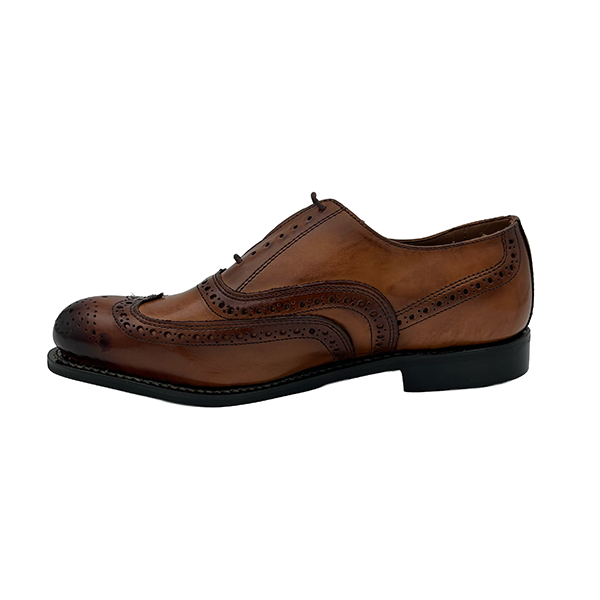 Leather Lace Up Wingtip Brogue - 1387