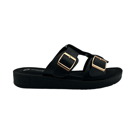 Comfort T Bar Slip On Sandal - 1389