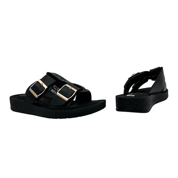 Comfort T Bar Slip On Sandal - 1389
