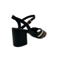 Medium Block Heel Peep Toe Court - 1390