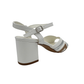 Medium Block Heel Peep Toe Court - 1390
