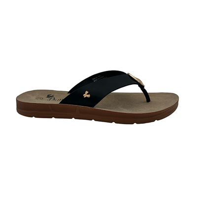 Toe Thong Sandal With Button - 1396