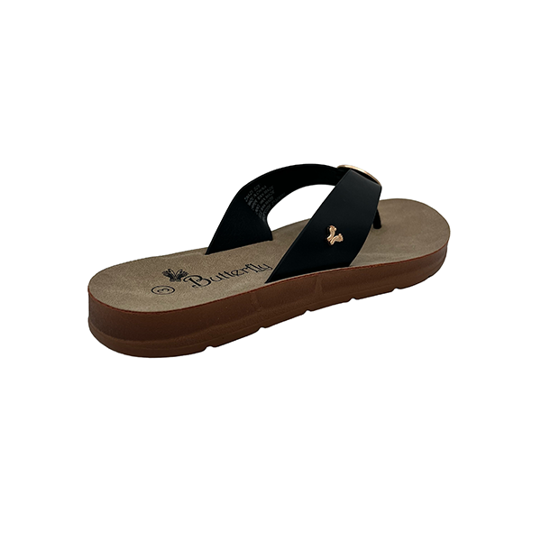 Toe Thong Sandal With Button - 1396