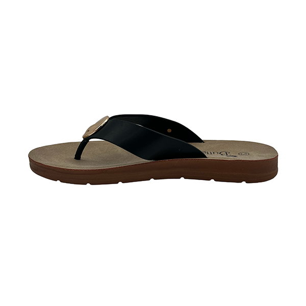 Toe Thong Sandal With Button - 1396