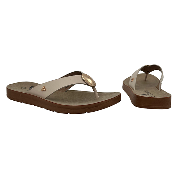 Toe Thong Sandal With Button - 1396