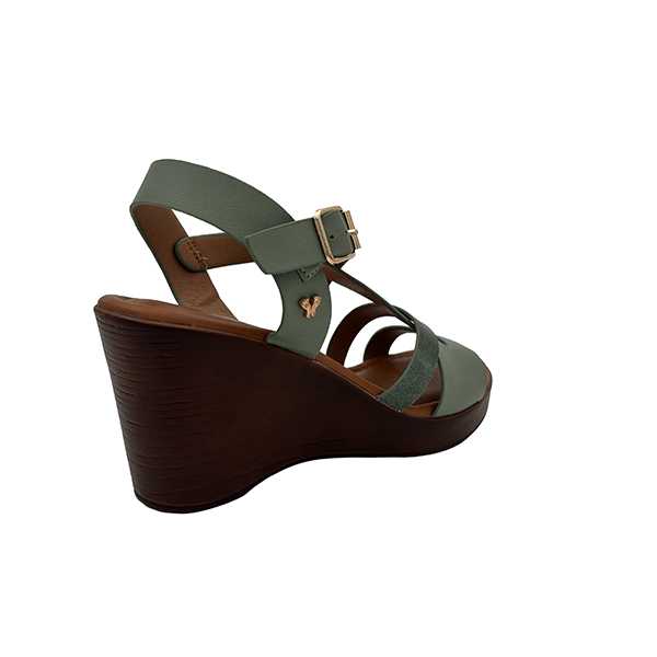 Medium High Strappy Wedge Sandal - 1397