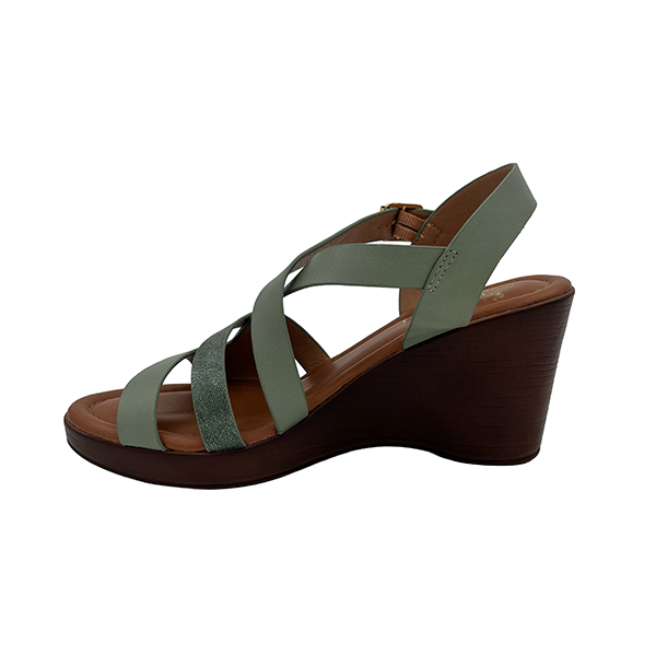 Medium High Strappy Wedge Sandal - 1397