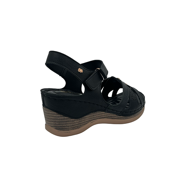 Comfort Sandal On Medium Wedge - 1398