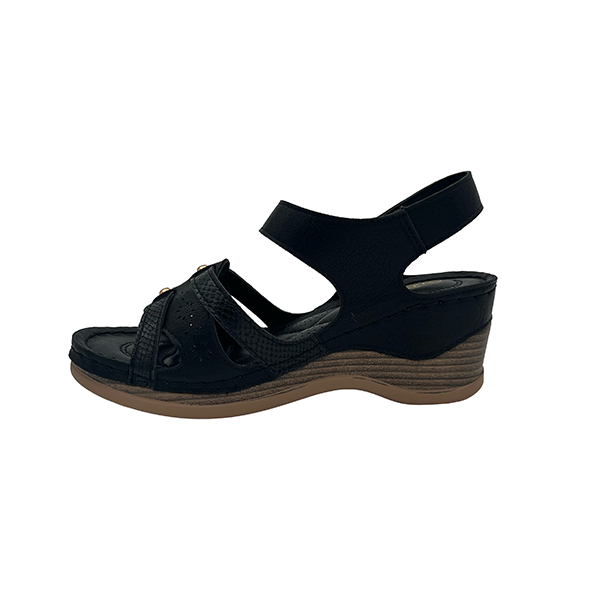 Comfort Sandal On Medium Wedge - 1398