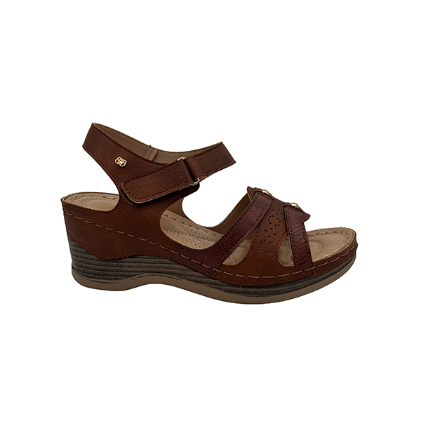 Comfort Sandal On Medium Wedge - 1398