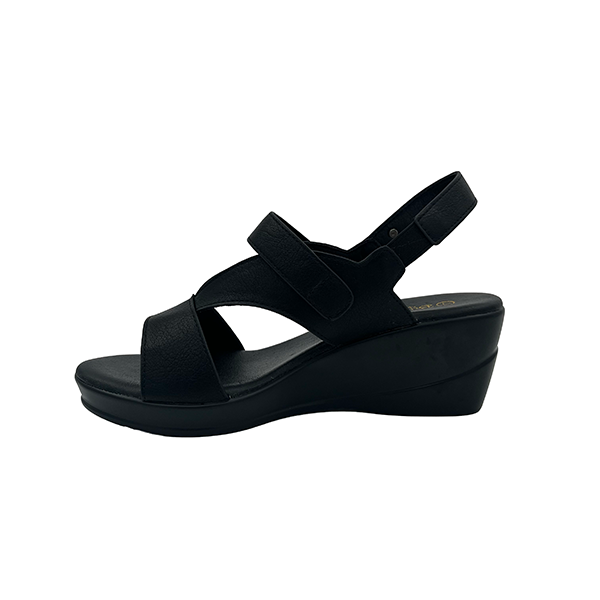 Comfort Velcro Strap Sandal On Wedge - 1399