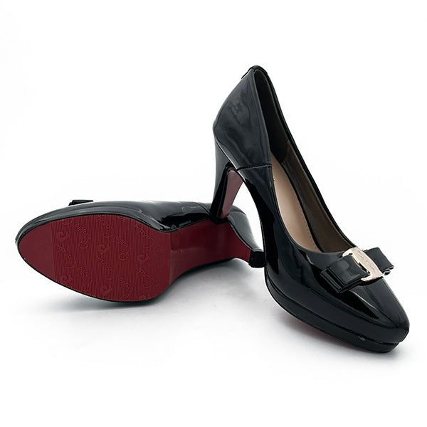 Closed Patent Pointy Toe Court - 0421