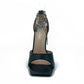 High Heel Square Toe With Ankle Chain - 0579