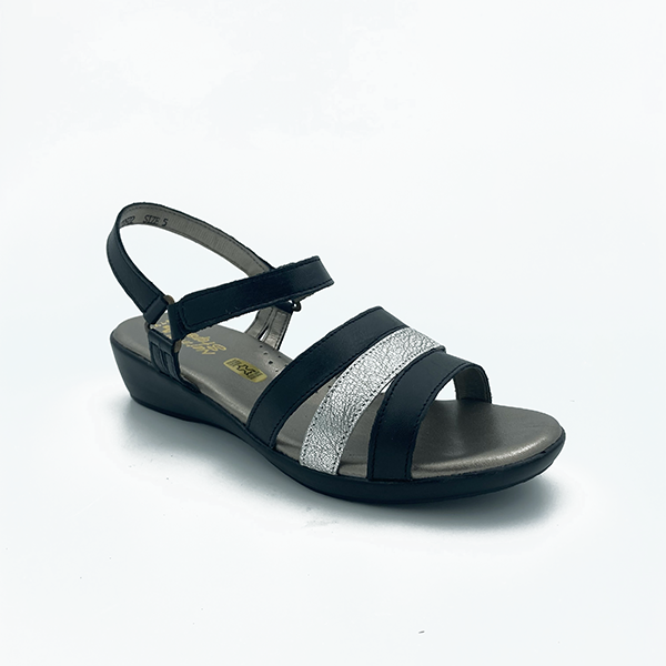 Ankle Strap Two Toned Straps Sandal - 0615