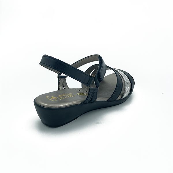 Ankle Strap Two Toned Straps Sandal - 0615