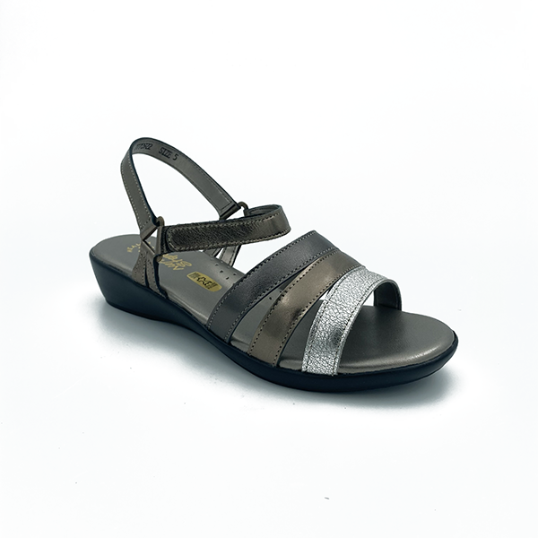 Ankle Strap Two Toned Straps Sandal - 0615