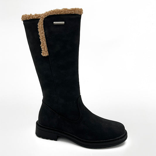 Long Boot With Fur Trim - 0659